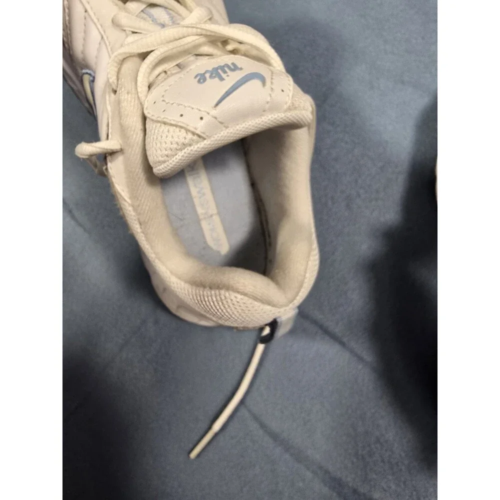 Nike White Rolling Rail Blue Embroidered 2013 Women's Size 7